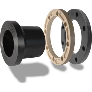 Vodovodní potrubí Lemový nákružek s integrovanou přírubou Eurostandard PE 100/ PE 100 RC na tupo, d90 mm, SDR 11, PN 16