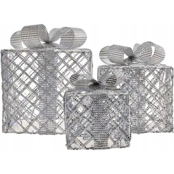 Obraz Vánoční osvětlení 72 LED stříbrné studená bílá časovač