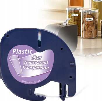 Pásek do tiskárny Páska Specmark pro DYMO LT 12267, 12 mm x 4 m, průhledná plastová, LT S072154