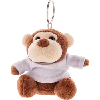 plyšák ApeFob plyšový přívěsek na klíče s opičkou - hnědá - AP800058