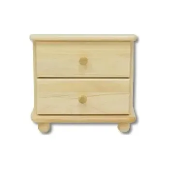 Noční stolek Interier-Stejskal | Noční stolek SN108 masiv - Barva Borovice lakovaná