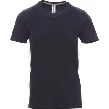 Pánské tričko PAYPER V-NECK 000103-0026 / Pánské tričko s krátkým rukávem a výstřihem do V - navy blue 5XL
