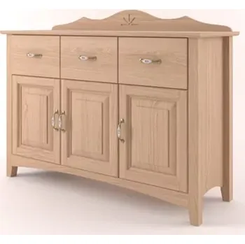 Komoda Interier-Stejskal | Komoda Castello masiv dub D27 - Castello dekory Světle šedá