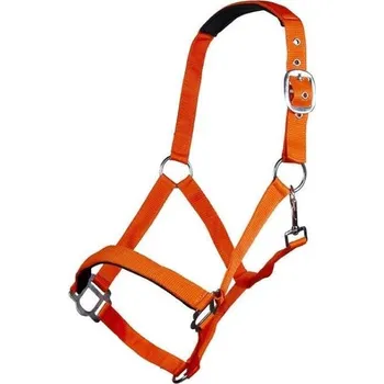 Ohlávka HKM Sydney Style podložená neon orange XFULL