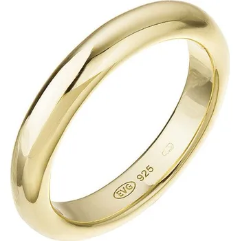 Prsten Pozlacený prsten jednoduchý kroužek 65024 49