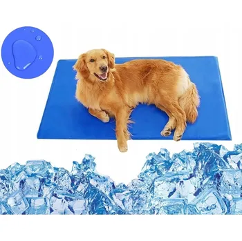 Pelíšek pro psa AIO Factory podložka pro psa modrá 80 cm x 60 cm