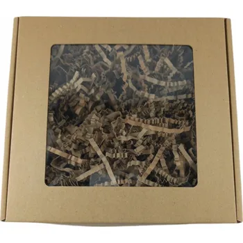 Kartonová krabice skládací, klopová 20,5 cm x 20,5 cm x 5,5 cm, 410 g/m2, 1 ks