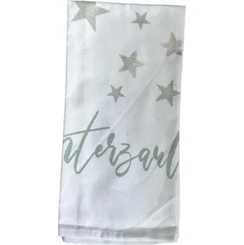 Utěrka Bavlněná bílá kuchyňská utěrka 45x65 cm