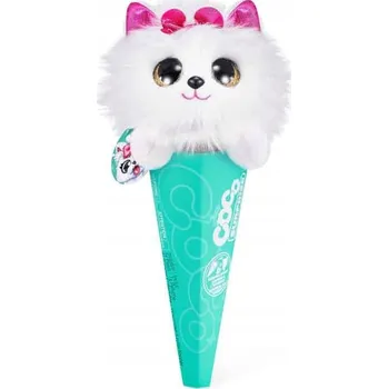 plyšák KRÁSNÝ PEJSEK PLYŠÁK V KUŽELU ZURU COCO SURPRISE - ZNAČKOVÁ PLYŠOVÁ HRAČKA