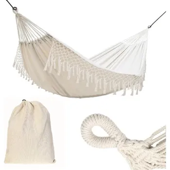 Houpací síť Jednomístná houpací síť 400256 150x270 cm pletená