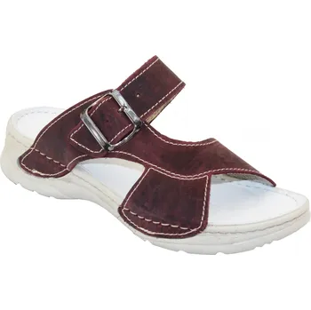 Pracovní obuv SANTÉ D/18 / Dámské zdravotní pantofle - plum 42