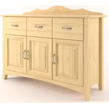 Komoda Interier-Stejskal | Komoda Castello masiv borovice S27 - Castello dekory Bílá patina