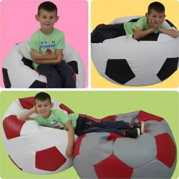 Sedací pytel Interier-Stejskal | Sedací vak fotbal XL - Fotbal Barva vaku hlavní 01 - bílá, Fotbal Barva vaku tečky 19 - fialová