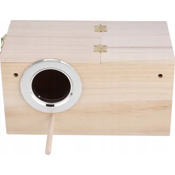 Hnízdní budka BUDKA PRO NIMFU, STŘEDNÍ PAPOUŠKY - HNÍZDNÍ BUDKA