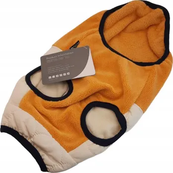 Obleček pro psa Polarová Bunda pro Psa Mikina Svetr L Žlutá