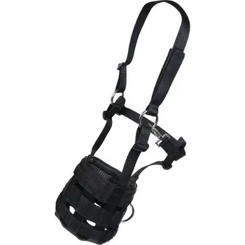 Náhubek pro psa Pastevní náhubek HKM black SHETTY