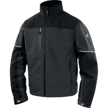 pracovní bunda DELTA FLEN / Pánská nepromokavá strečová bunda - šedá/černá XXL