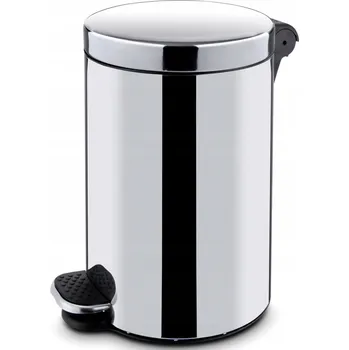 Odpadkový koš ODPADKOVÝ KOŠ OCELOVÝ S VLOŽKOU, OTVÍRANÝ NOŽNÍM PEDÁLEM, 5L HENDI