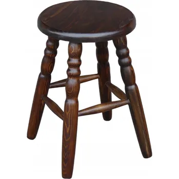 Stolička Taburet Metdrew ořech, výška 45 cm