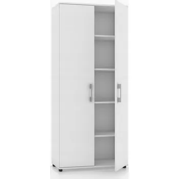 Knihovna Regál Gindo 80 x 182 x 32 cm šedý