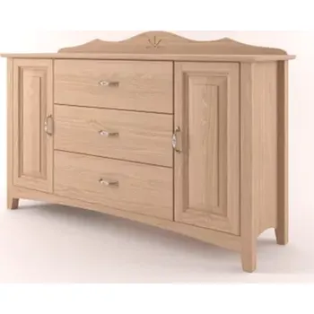 Komoda Interier-Stejskal | Komoda Castello masiv dub D25 - Castello dekory Dub ořech