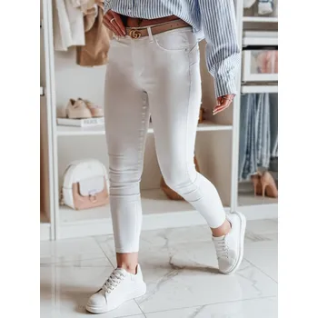 Dámské džíny skinny TRENZI białe Dstreet UY2443 Barva: Bílá, Velikost: 28