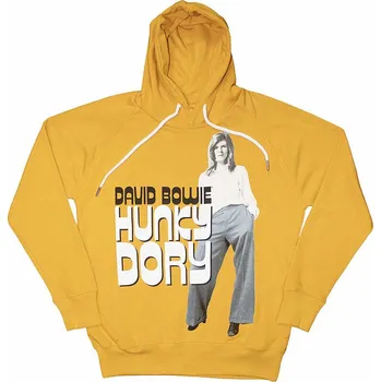Pánská mikina David Bowie mikina, Hunky Dory 2 Mustard Yellow, pánská XS