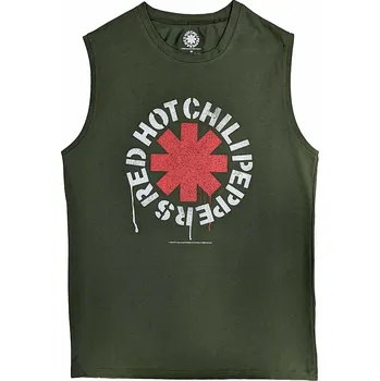 Pánské tílko Red Hot Chili Peppers tílko, Stencil Green, pánské XXL
