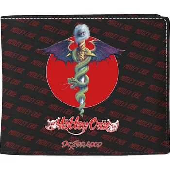 Peněženka Motley Crue peněženka PU 11 x 10 x 1 cm, Dr Feelgood 2 Black