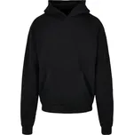 BUILD YOUR BRAND BY 162 / Pánská mikina s kapucí z těžké bavlny - black 5XL