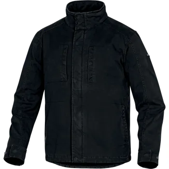 DELTA KOPER / Pánská bunda s opraným vzhledem - černá XXXL