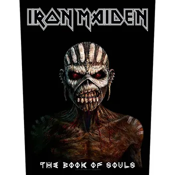 Nášivka Iron Maiden nášivka na záda 30x27x36 cm, The Book Of Souls, unisex