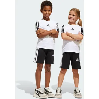 ADIDAS Dětská sportovní souprava Essentials Tee 7 LET BÍLÁ|ČERNÁ