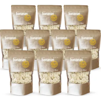 Anabolizér Lyofilizované banány - GymBeam Balení (g): 10 x 100 g