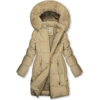 Dívčí bunda Béžová dívčí zimní bunda