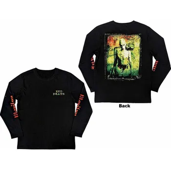 Pánská móda Marilyn Manson tričko dlouhý rukáv, Death Sleeve Print BP Black, pánské L