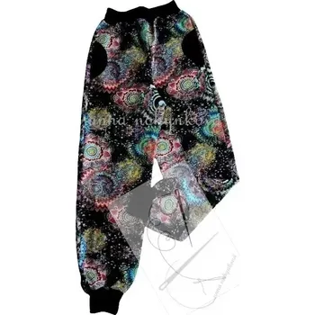 Tepláky vzor mandala vel.128