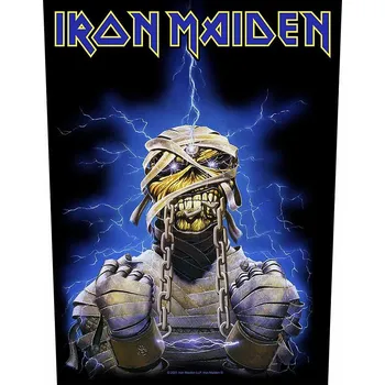 Nášivka Iron Maiden nášivka na záda 30x27x36 cm, Powerslave Eddie, unisex