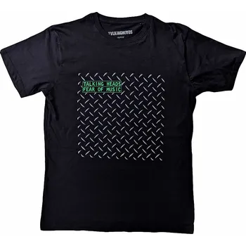 Pánská móda Talking Heads tričko, Fear Of Music Black, pánské XXL