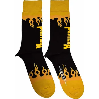 Pánské ponožky Pantera ponožky, Flame Black, unisex - velikost 7 až 11 (40 až 45)