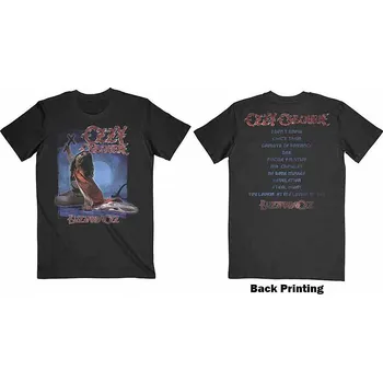 Pánské tričko Ozzy Osbourne tričko, Blizzard of Ozz Track list BP Black, pánské M