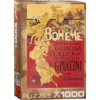 Puzzle EUROGRAPHICS Puzzle La Bohéme 1000 dílků