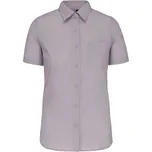 KARIBAN VINTAGE JUDITH K548 / Dámská košile s krátkým rukávem - silver 4XL