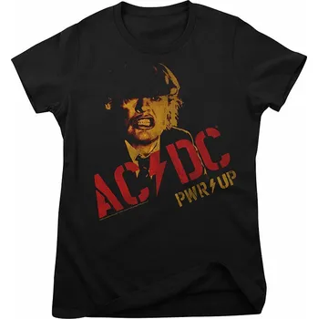 Dámské tričko AC/DC tričko, Angus Young PWR-UP Girly Black, dámské XL
