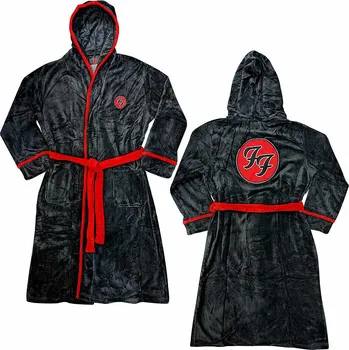 Dámský župan Foo Fighters župan, FF Logo Black L