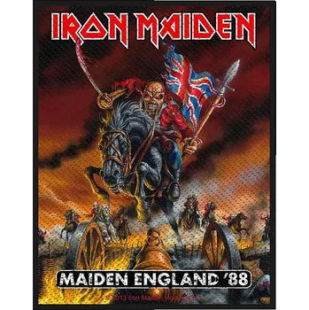 Nášivka Iron Maiden tkaná nášivka PES 100x50 mm, Maiden England