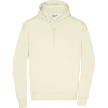 Pánská mikina DAIBER JN 8034 / Pánská lounge mikina s kapucí - vanilla XXXL