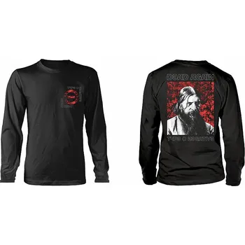 Pánské tričko Type O Negative tričko dlouhý rukáv, Red Rasputin BP Black, pánské M