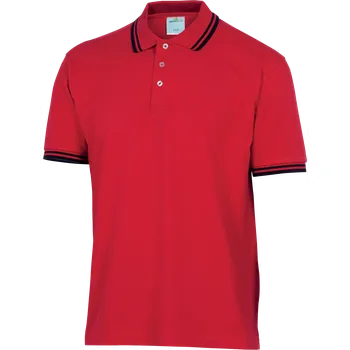 Pánské tričko DELTA AGRA / Unisex polokošile ze 100% bavlny - červená S