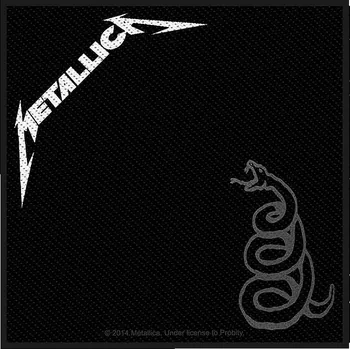 Nášivka Metallica nášivka 100 x 100 mm, Black Album